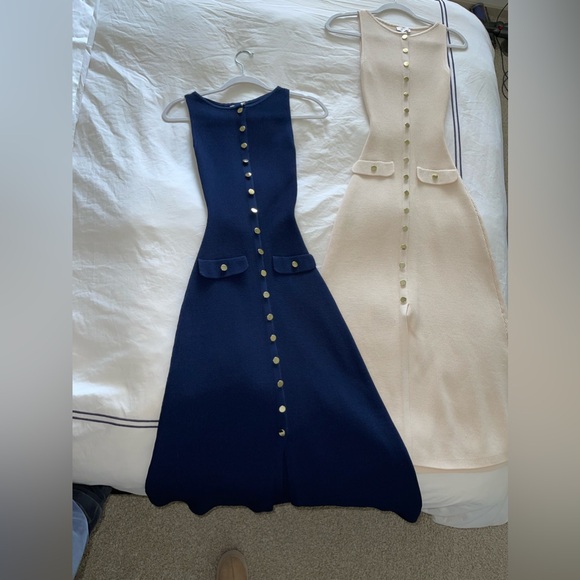 MESHKI SAWYER DRESS IN CREAM - Picture 4 of 16